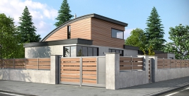 Portail battant aluminium classic